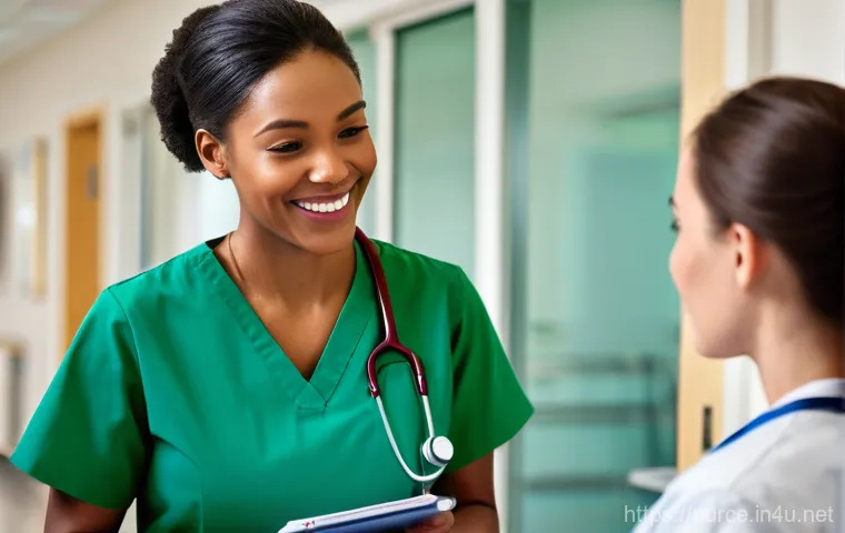 간호사의 병원 내부 교육 경험 - A diverse group of healthcare professionals, including male and female nurses and doctors in scrubs ... 간호사의 병원 내부 교육 경험 - A diverse group of healthcare professionals, including male and female nurses and doctors in scrubs ...